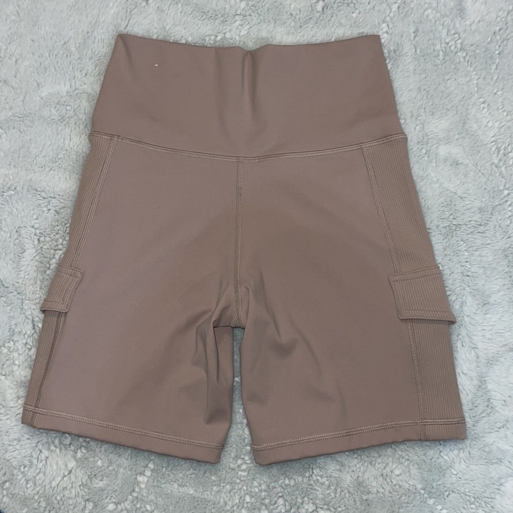 AERIE OFFLINE Goals Ribbed 7" Cargo Pocket Bike Short Sz M - Picture 5 of 10
